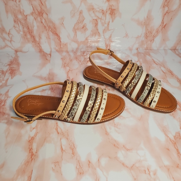 Crown Vintage Womens Sandals Size 8 New - Picture 15 of 15